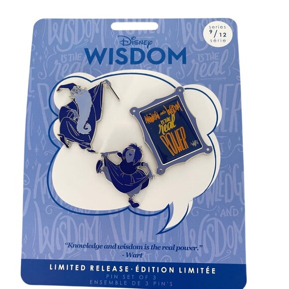 Disney Store Wisdom The Sword in the Stone Limited Release Pin Set - Picture 8 of 10